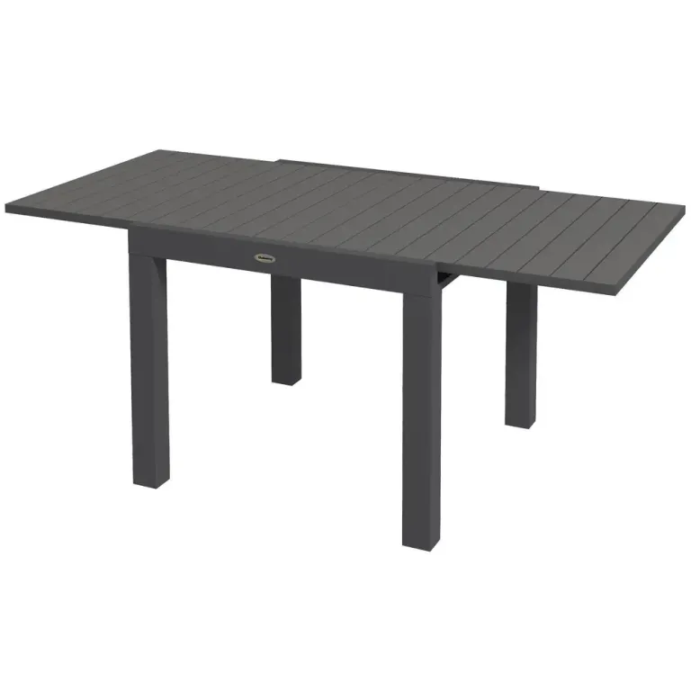 Trädgårdsbord Matbord Grå av Aluminium 81 Väderbeständigt