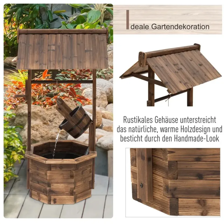 Trädgårdsfontän Dekorativt 68 x 57 x 118 cm