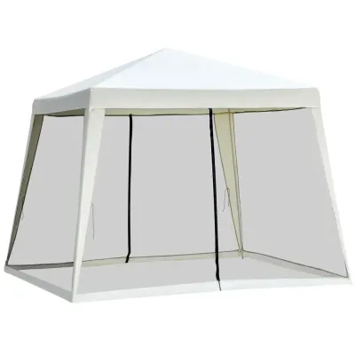 Trädgårdspaviljong med Myggnät Elegant Partytält 3 x 3 m