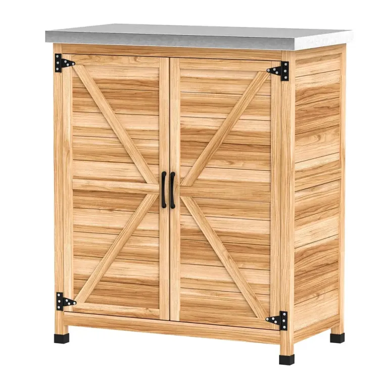 Trädgårdsskåp med Intern Hylla 79 x 43 x 92 cm