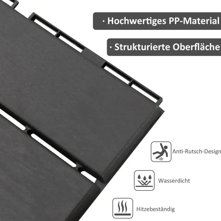 Trallrutor i Plast 9-Pack Enkla Klickplattor Cm