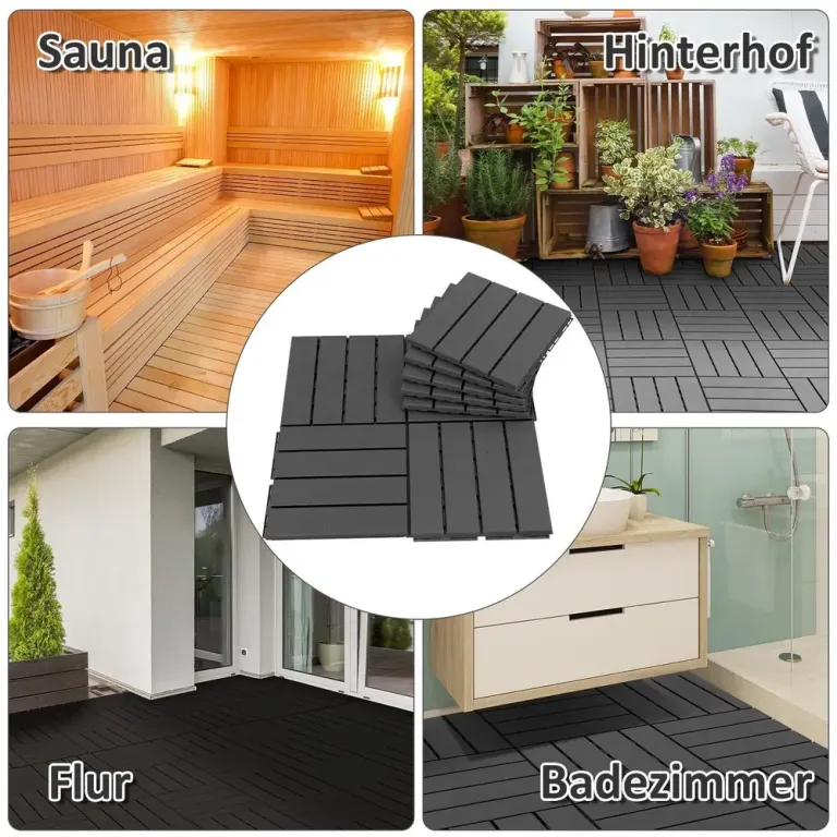 Trallrutor i Plast 9-Pack Enkla Klickplattor Cm