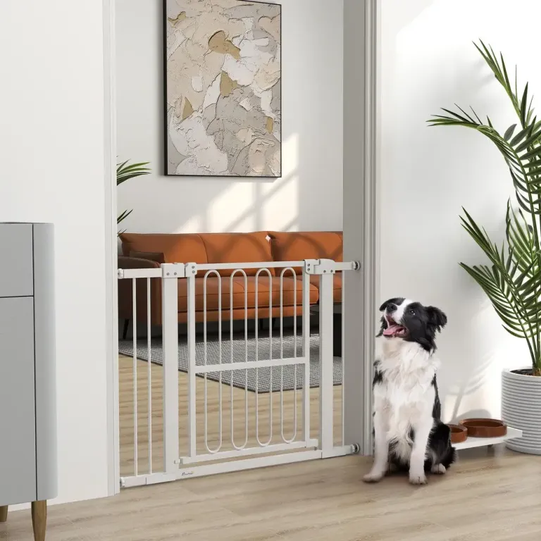 Trappgrind/hundgrind utan Borrning Justerbar 76–104 cm