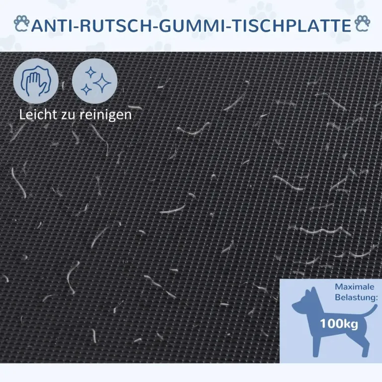 Trimbord Djurskötselbord Höjdjusterbart Cm Hund Husdjursskötsel