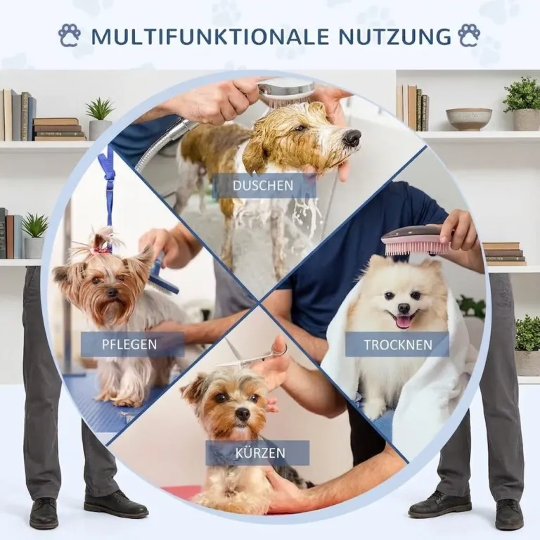 Trimbord Djurskötselbord Höjdjusterbart Cm Hund Husdjursskötsel