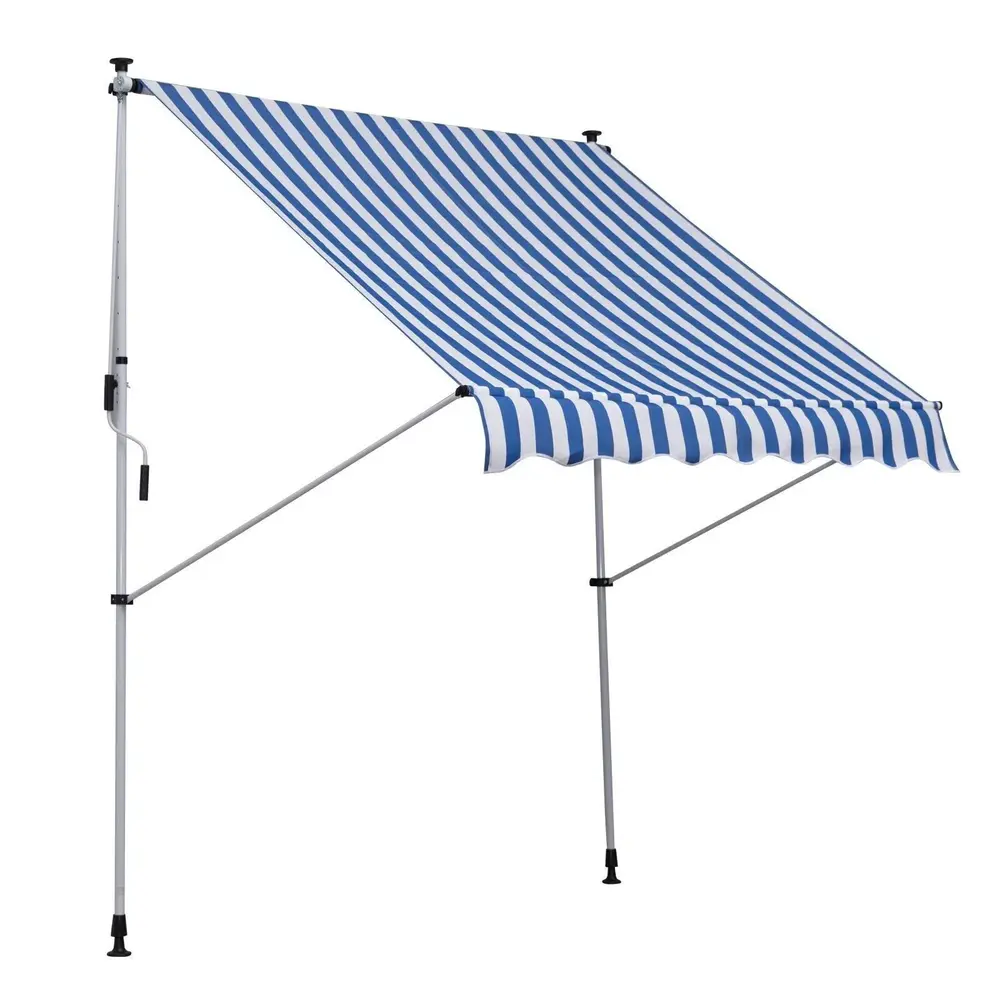 Fällbar Markis Klämma Markis Höjdjusterbar 200 x 150 Cm
