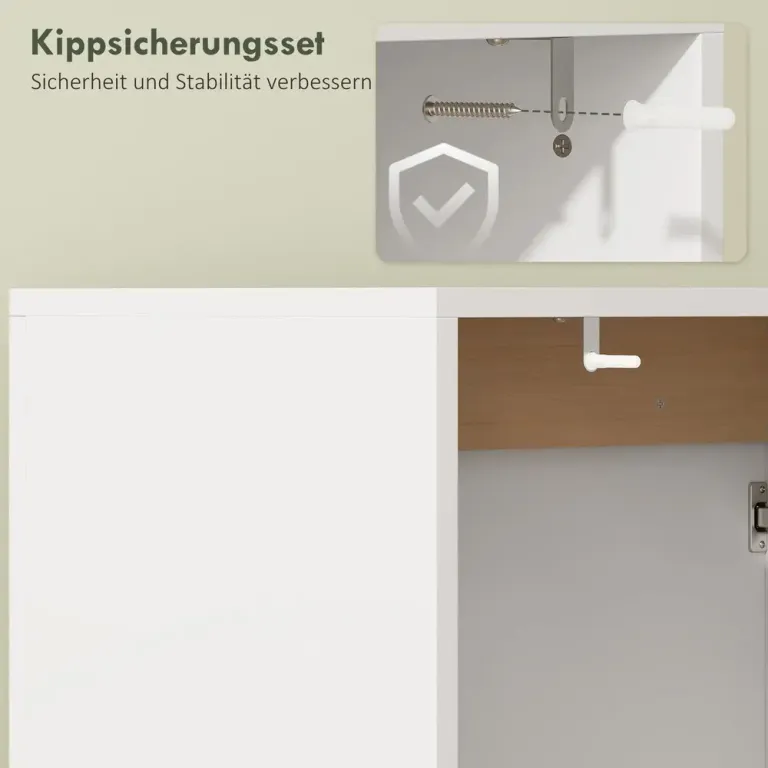 Tvättställsskåp Underskåp Vit MDF Soft Close-Dörrar 58 cm