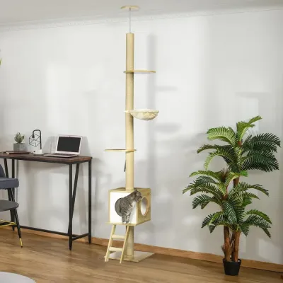 Klösträd Golv-till-Tak Klösmöbel med Koja 240-260 cm