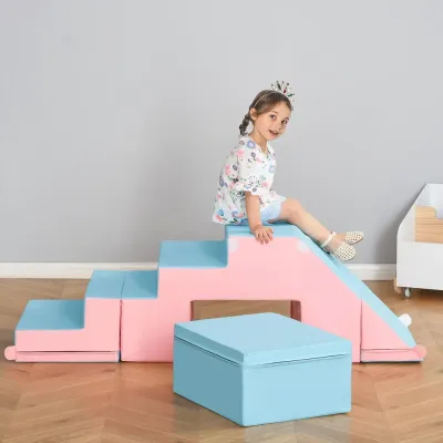 Mjuka Byggklossar Rutschkana 2-Pack Lekset i Skum