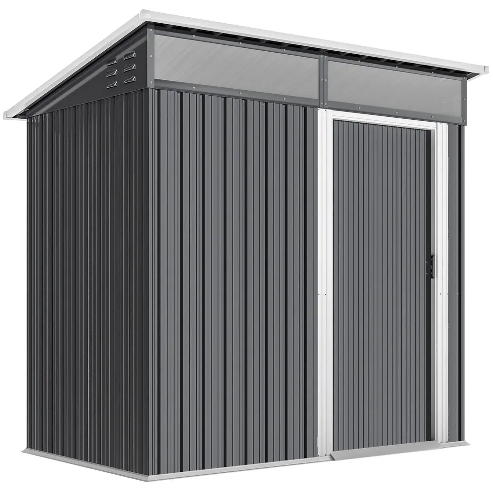 Redskapsbod med Fönster Ventilationshål och Skjutdörr