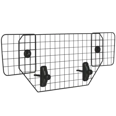 Universell Hundgrind för Bil Justerbar Metall 90–120 cm Hundgaller