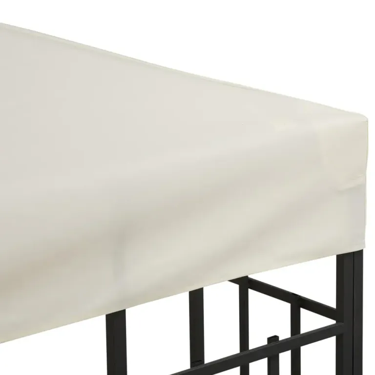 Ersättningstak för Paviljong Krämvit Polyester 3 x 3 m