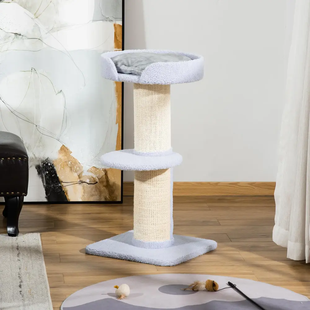 Klösträd Katttorn med Sisalstolpar Plattform 91 Cm
