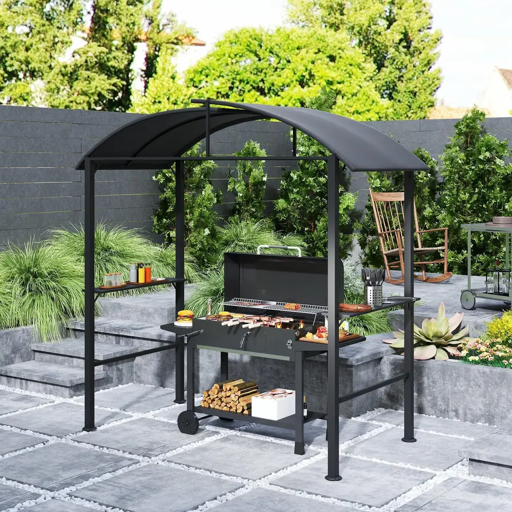 Grillpaviljong Vindtät 233 x 110 x 235 Cm