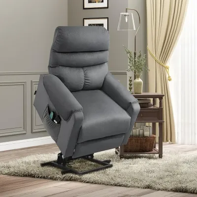 Elektrisk Uppresningsfåtölj med Massage Beige
