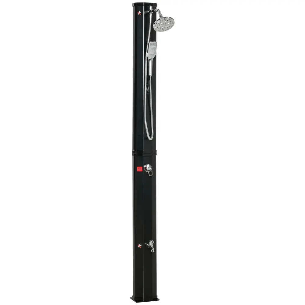 Utedusch med Soluppvärmning Miljövänlig 216 Cm
