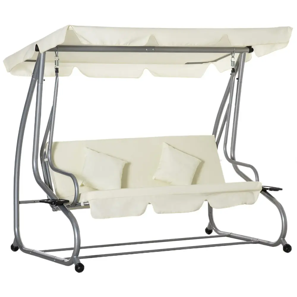 3-Sitsig Hammock med Soltak 200 x 120 x 164 Cm