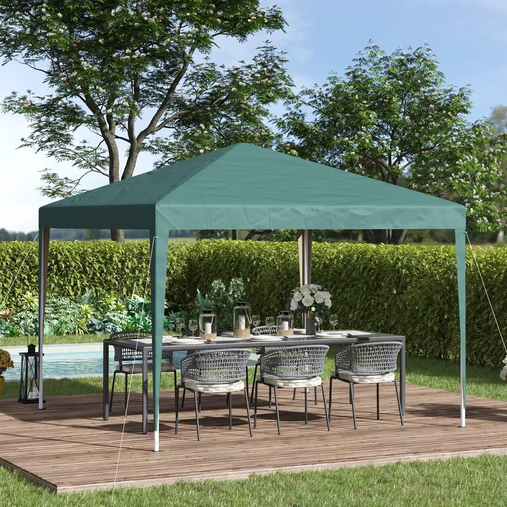 Paviljong Partytält Gazebo Pop-Up Fällbart Lusthus 2,95 x 2,