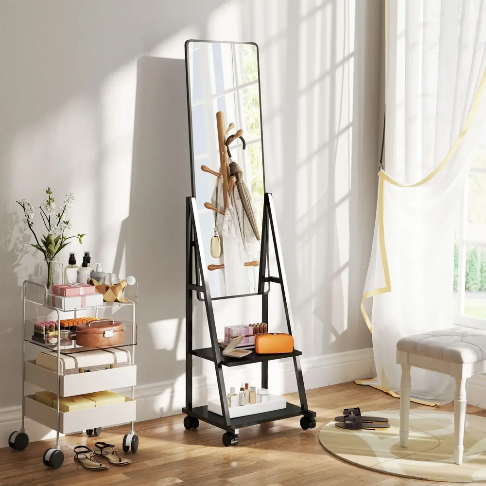 Helfigursspegel Golvspegel Stående Spegel 42 x 155 Cm