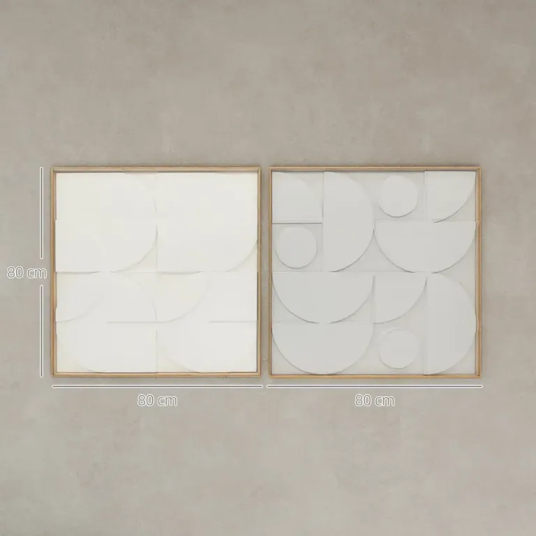 Väggdekoration 3d Vit Konstmaterial Geometrisk Pack