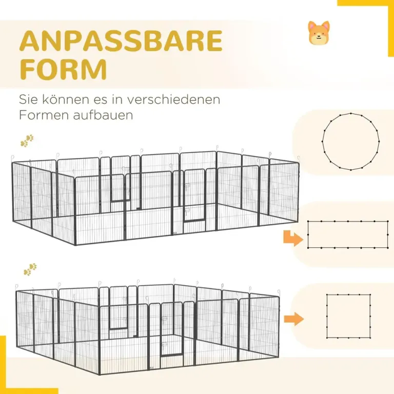 Valphage Hundhage Hopfällbar Rastgård