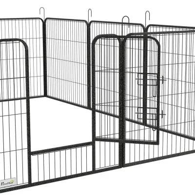 Valphage Hundhage Hopfällbar Rastgård 80 Cm Xxxl Metall
