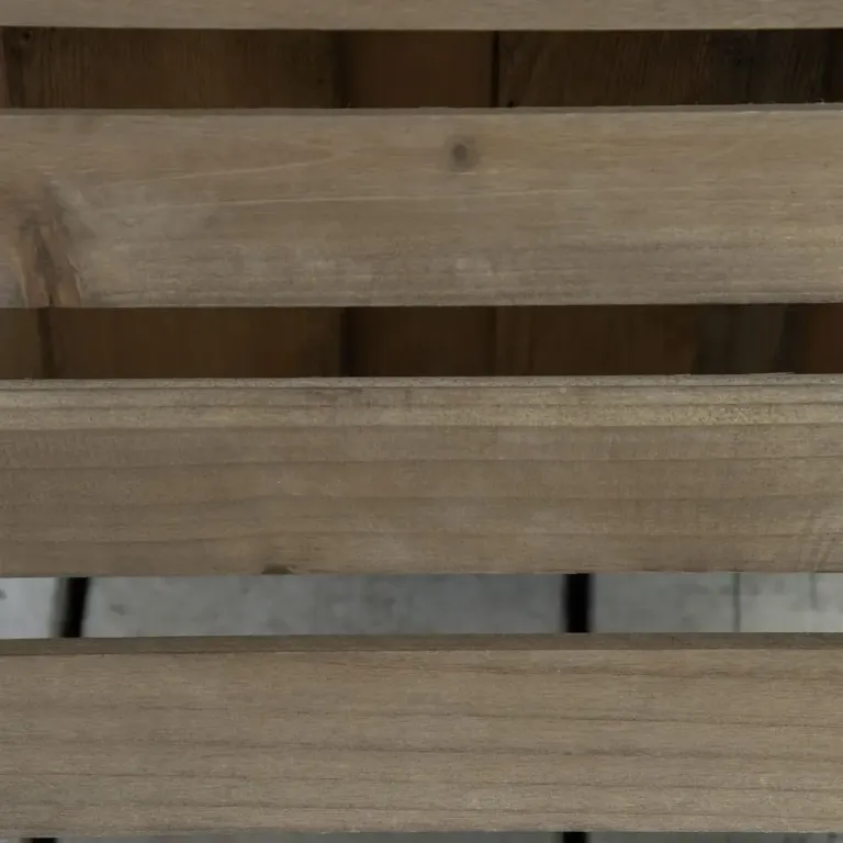 Växtvagn i Trä 2-Pack Rullande Blomställ 30 x 30 cm