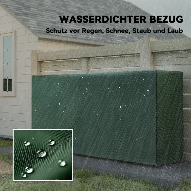 Vedställ med Lock 0,6 M³ Upp till 200 Kg Pulverlackerad Vattentätt