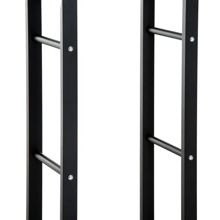 Vedställ 100 kg Stål Kompakt Metall Svart