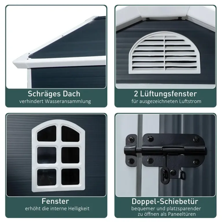 Verktygsbod Trädgårdsbod Redskapsbod Ventilationsfönster
