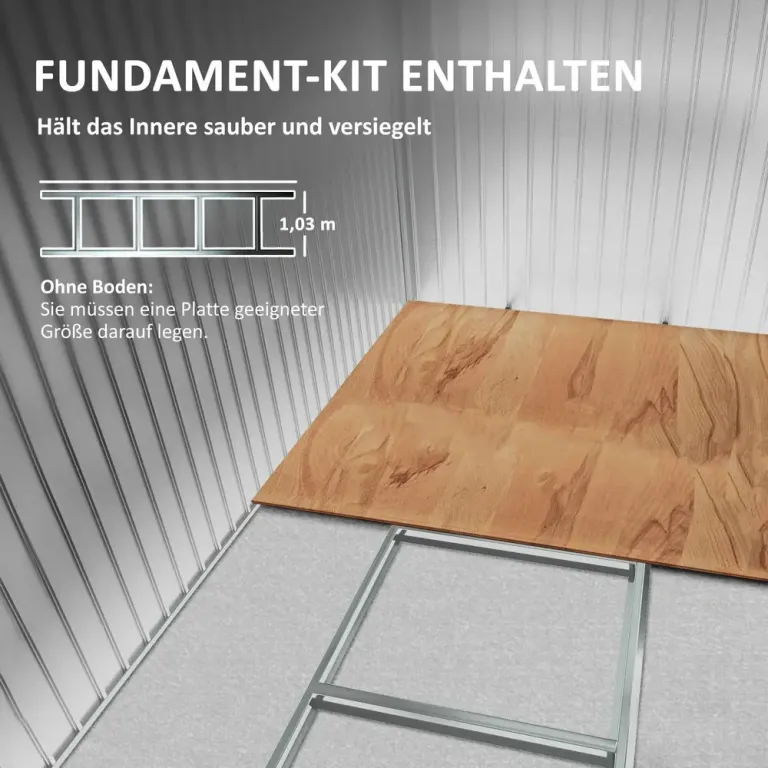 Verktygsbod Trädgårdsbod Redskapsbod Skjutdörr Metall Ljusgrön