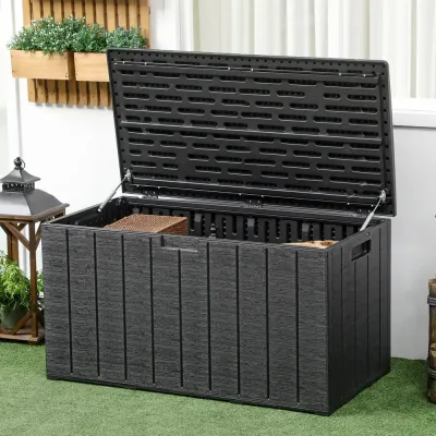 Dynbox 366 Liter med Hjul och Handtag 120 x 50 x 60 cm