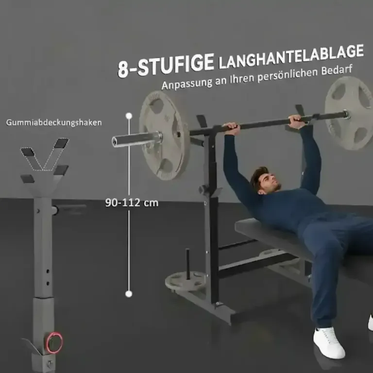 Viktig Träningsbänk 8 Positioner 98 Bänkpress Positions