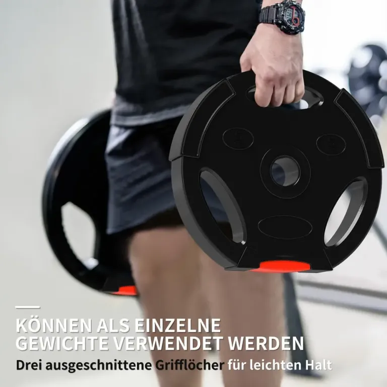 Viktskivor 4-Pack (kg + kg), Svart Svarta Plast Sand
