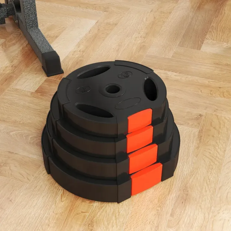 Viktskivor 4-Pack (kg + kg), Svart Svarta
