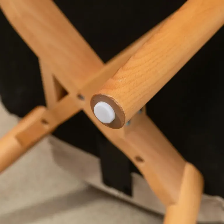 Vingstol med Pall Relaxstol Beige av Tyg med Sladdlook Ergonomisk