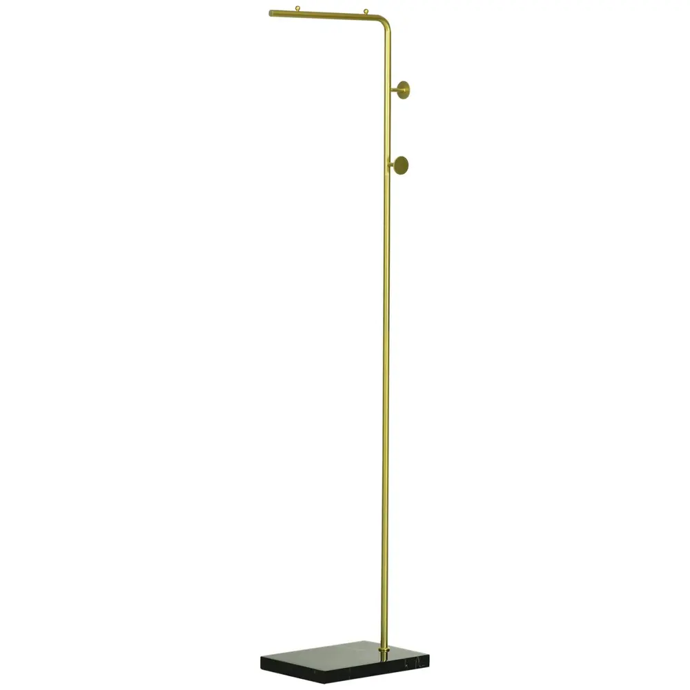 Klädställ Klädhängare Guld Svart av Metall 35 x 25 x 170 Cm