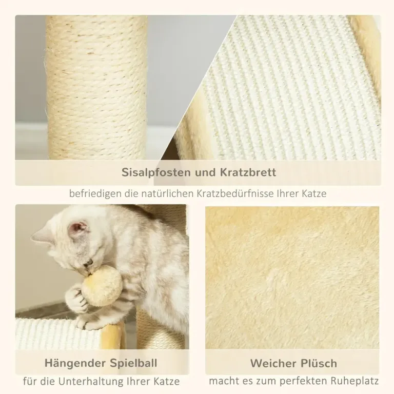 Klösträd 46 cm med Lekbollar, Beige
