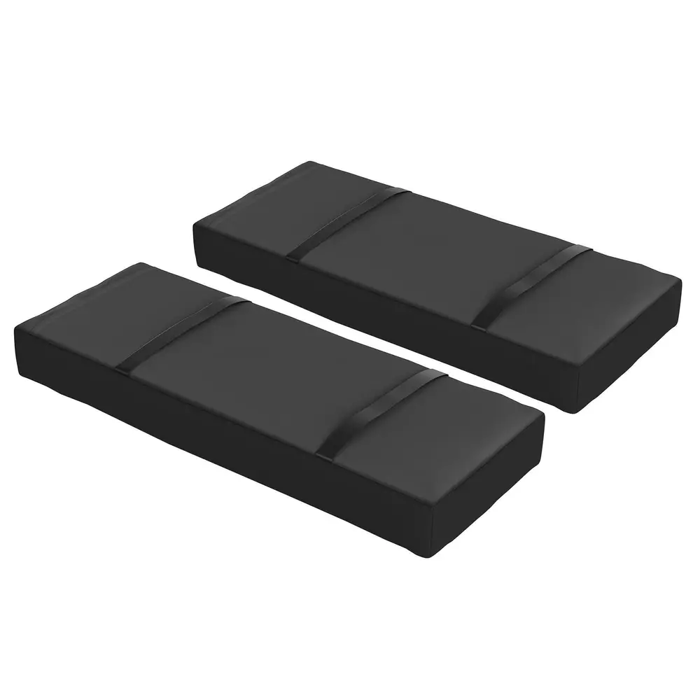 Sandsäckar Parasollvikter Set 2 Svart 600D Oxford