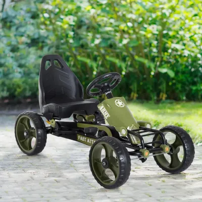 Sportig Gokart Trampbil med Handbroms 105 x 54 x 61 cm