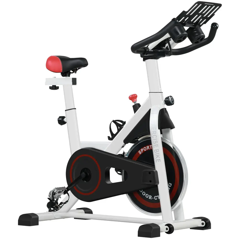Motionscykel Träningscykel i Stål Svart 114cm