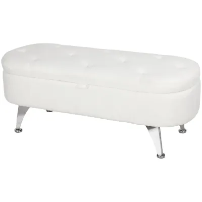 Bänk Förvaringsbänk Vit av Teddy Sammet 114 x 47 x 46,5 cm