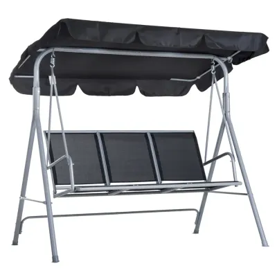 Elegant Hammock med Tak 3-Sitsig 171 x 108 x 154 cm