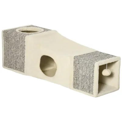 Lektunnel för Katter i Sisal Rolig Tunnel 98 x 30 x 30 cm