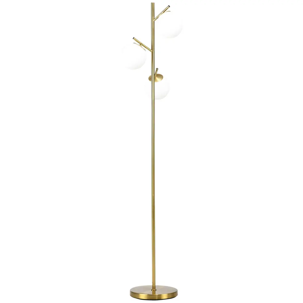 Golvlampa Golvlampa Silver av Glas och Metall 3 169 Cm