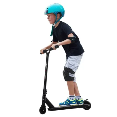 Tricksparkcykel Svart Aluminium för Barn och Vuxna