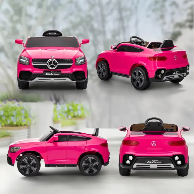 Elbil för Barn 12 v med Fjärrkontroll LED-Lampor Musik Mercedes Benz