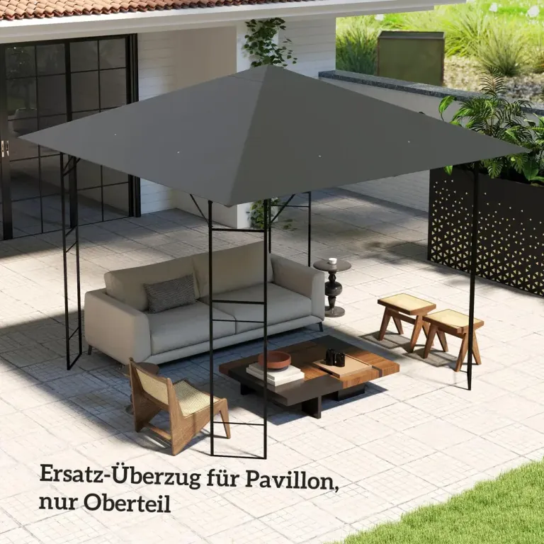 Reservtak till Paviljong med UPF30+ Skydd Ersättningstak Oxfordtyg