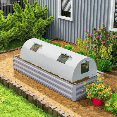 Litet Växthus Tunnelväxthus med Runt Tak 200 x 80 x 45 cm
