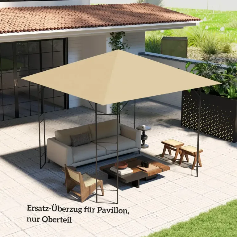 Reservtak till Paviljong med UPF30+ Skydd Ersättningstak Oxfordtyg